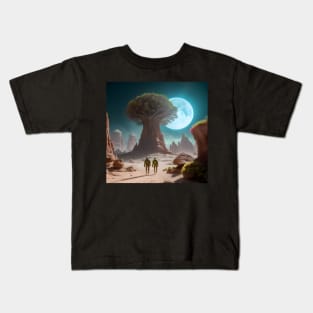 Space explorers Kids T-Shirt